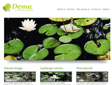 Tablet Screenshot of demalandscape.com